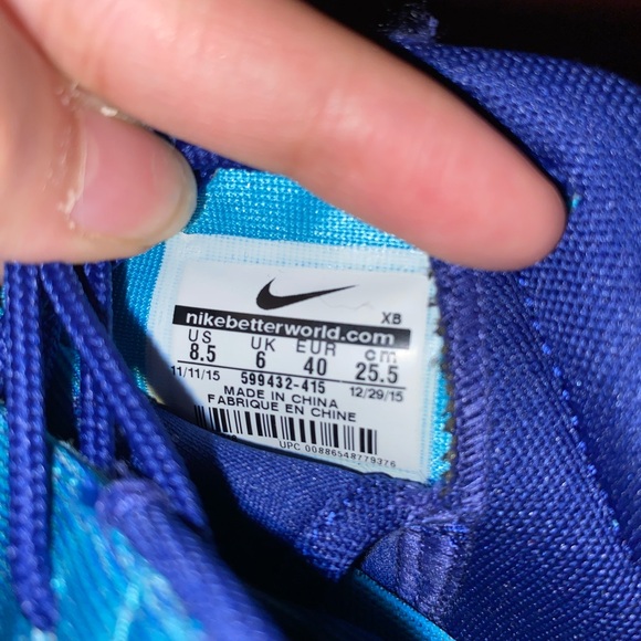 Nike Roshe blue running shoes - Picture 5 of 7